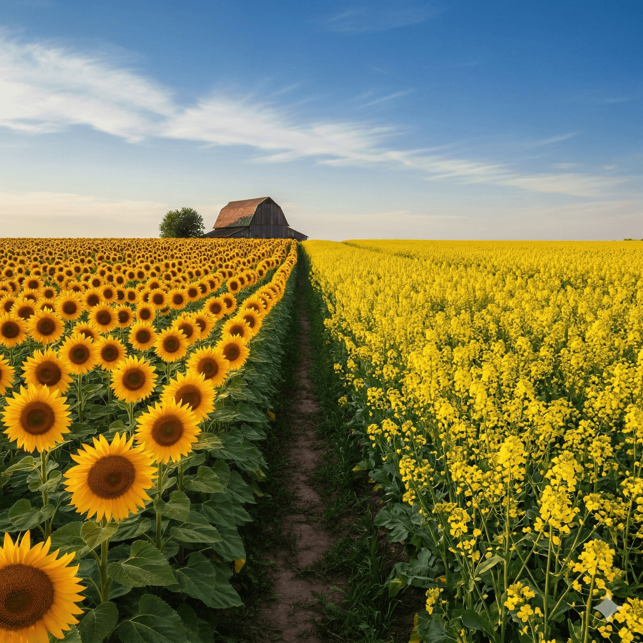 Crystolia — sunflower and canola fields